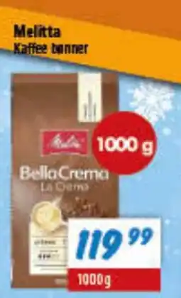 zur Krone Melitta Kaffee bønner tilbud