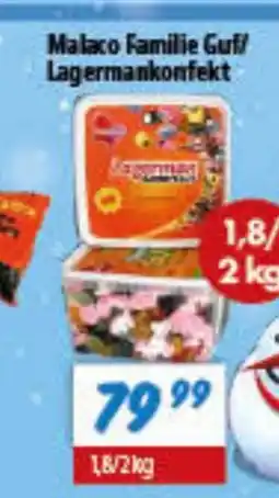 zur Krone Malaco Familie Guf/ Lagermankonfekt tilbud