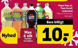 Løvbjerg Pepsi Max el. Faxe Kondi sodavand tilbud