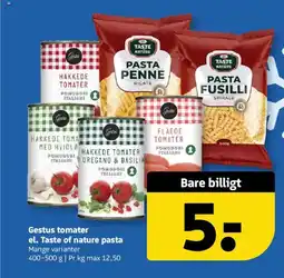 Løvbjerg Gestus tomater el. Taste of nature pasta tilbud