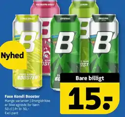 Løvbjerg Faxe Kondi Booster tilbud