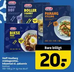 Løvbjerg Steff Houlberg middagsretter, biksemad el. pølsemix Dybfrost tilbud