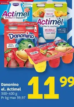 Løvbjerg Danonino el. actimel tilbud