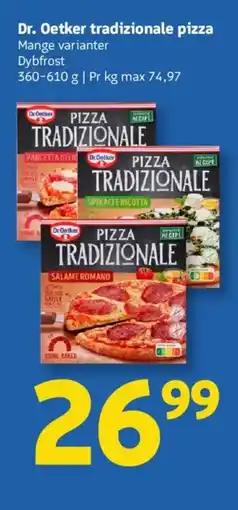 Løvbjerg Dr. Oetker tradizionale pizza tilbud