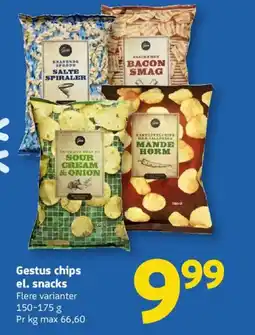 Løvbjerg Gestus chips el. snacks tilbud