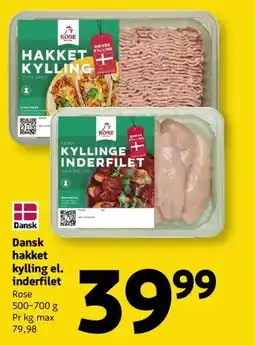 Løvbjerg Dansk hakket kylling el. inderfilet tilbud