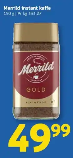 Løvbjerg Merrild instant kaffe tilbud