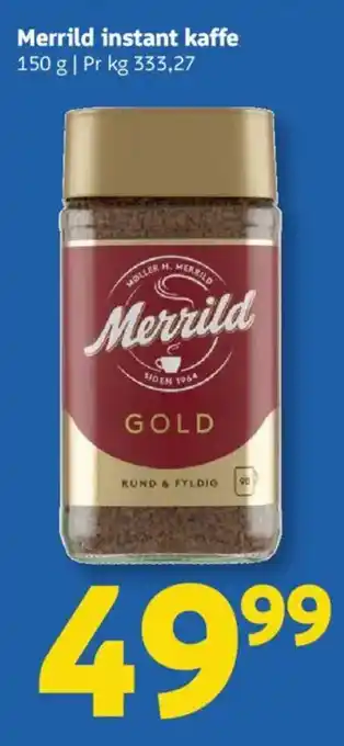 Merrild instant kaffe
