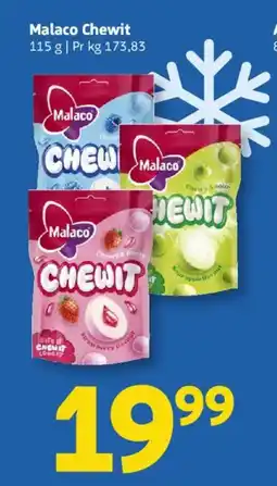 Løvbjerg Malaco Chewit tilbud