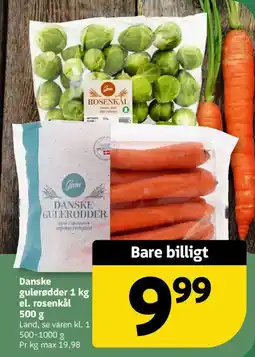 Løvbjerg Danske gulerødder el. rosenkål tilbud