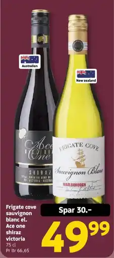 Løvbjerg Frigate cove sauvignon blanc el. Ace one shiraz victoria tilbud