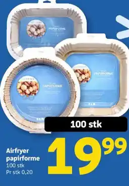 Løvbjerg Airfryer papirforme 100 stk tilbud
