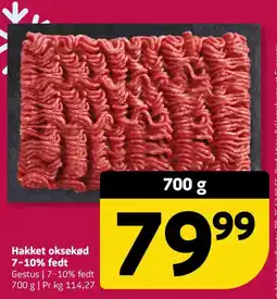 Løvbjerg Hakket oksekød 7-10% fedt tilbud