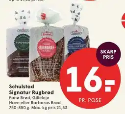 SPAR Schulstad Signatur Rugbrød tilbud