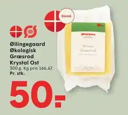 SPAR Øllingegaard Økologisk Græsrod Krystal Ost tilbud