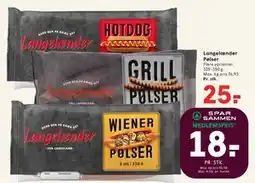 SPAR Langelænder Pølser tilbud
