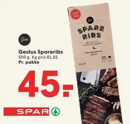 SPAR Gestus Spareribs tilbud