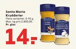 SPAR Santa Maria Krydderier tilbud