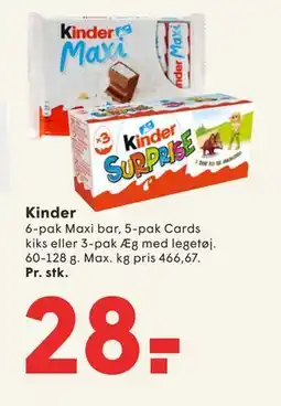 SPAR Kinder tilbud
