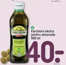 REMA 1000 Farchioni ekstra jomfru olivenolie 500 ml tilbud