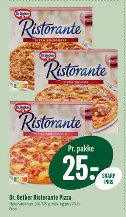 Min Købmand Dr. Oetker Ristorante Pizza tilbud