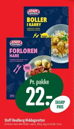 Min Købmand Steff Houlberg Middagsretter tilbud