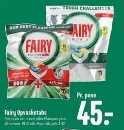 Min Købmand Fairy Opvasketabs tilbud