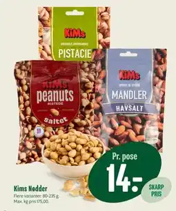 Min Købmand Kims Nødder tilbud