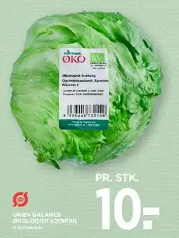 MENY GRØN BALANCE ØKOLOGISK ICEBERG tilbud