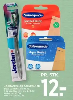 MENY JORDAN ELLER SALVEQUICK tilbud