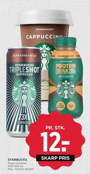 MENY STARBUCKS tilbud