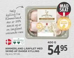 MENY HIMMERLAND LÅRFILET MED SKIND AF DANSK KYLLING tilbud