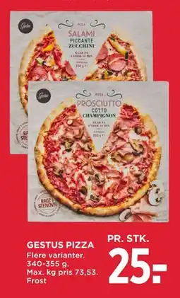 MENY GESTUS PIZZA tilbud