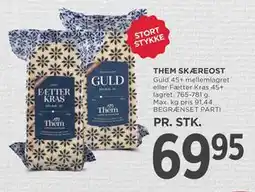 MENY THEM SKÆREOST tilbud