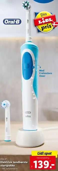 Oral-B Elektrisk Tandbørste Startpakke