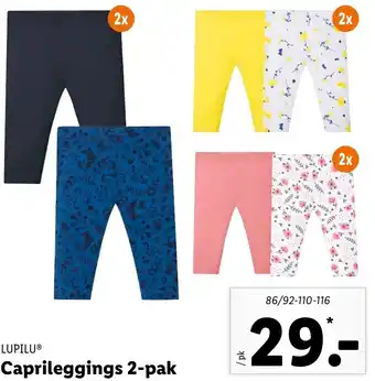 Lidl Lupilu Caprileggings 2-Pak tilbud