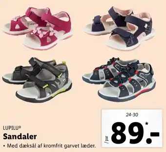 Lidl Lupilu Sandaler 24-30 tilbud