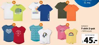 Lidl Pepperts T-Shirt 2-Pak tilbud