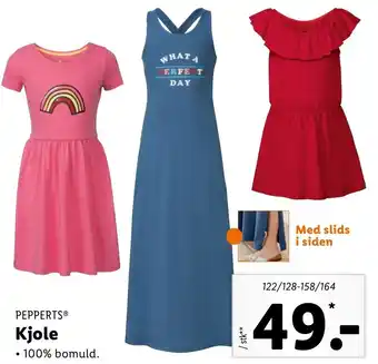Lidl Pepperts Kjole 122/128/158/164 tilbud