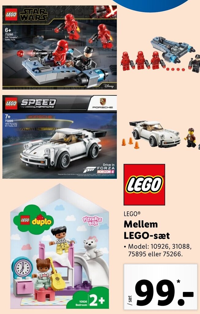 Lidl Lego Mellem Lego Sæt tilbud