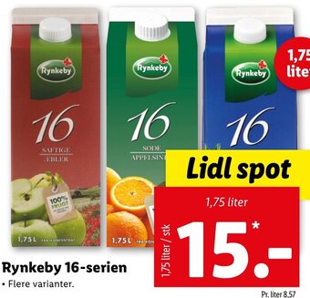 Lidl Rynkeby 16-Serien tilbud
