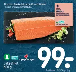 REMA 1000 Laksefilet tilbud