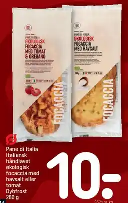 REMA 1000 Pane di Italia økologisk focaccia tilbud