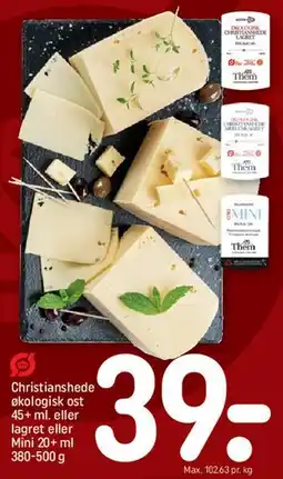 REMA 1000 Christianshede økologisk ost tilbud