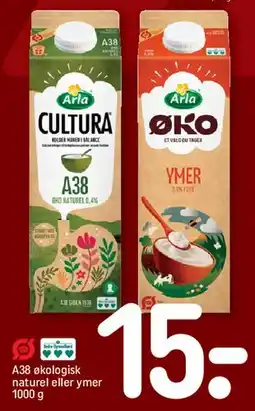 REMA 1000 A38 økologisk naturel eller ymer tilbud