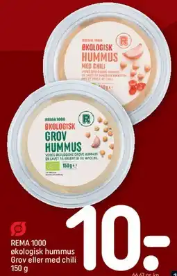 REMA 1000 REMA 1000 økologisk hummus tilbud