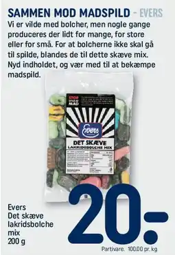 REMA 1000 Evers Det skæve lakridsbolche mix tilbud