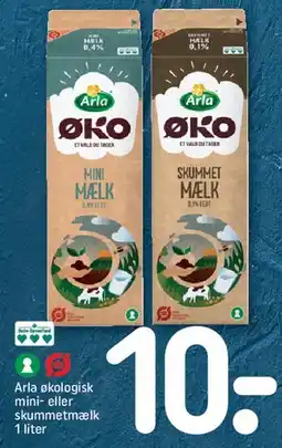 REMA 1000 Arla økologisk mini- eller skummetmælk tilbud