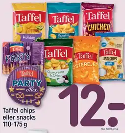 REMA 1000 Taffel chips eller snacks tilbud