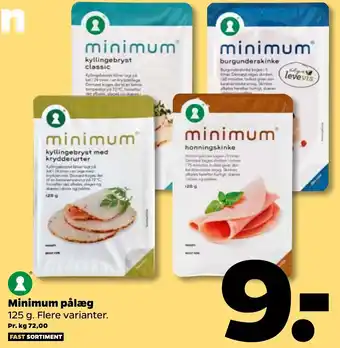 Netto Minimum Pålæg 125 g tilbud